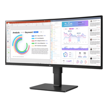 34BQ77QE-B, 34" IPS, 3840 x 1440 (UWQHD), 5 ms, 60Hz, Monitor