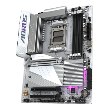 B650E AORUS ELITE X AX ICE, AMD B650 Chipset, AM5, ATX Motherboard