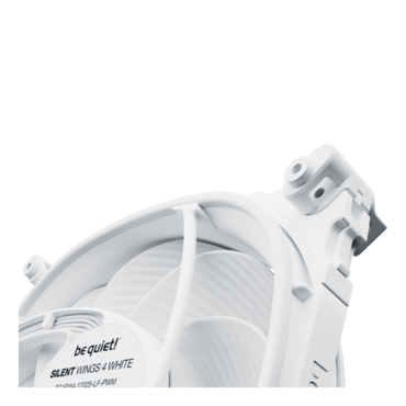 Silent Wings 4 120mm PWM White, 1600 RPM, 48.7 CFM, 18.9 dBA, Cooling Fan