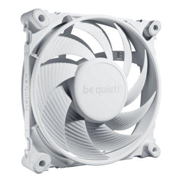 Silent Wings 4 120mm PWM high-speed White, 2500 RPM, 76.7 CFM, 31.2 dBA, Cooling Fan