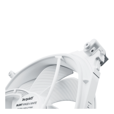 Silent Wings 4 140mm PWM high-speed White, 1900 RPM, 78.4 CFM, 29.3 dBA, Cooling Fan