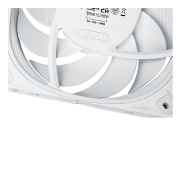 Silent Wings Pro 4 120mm PWM White, 3000 RPM, 83.9 CFM, 36.9 dBA, Cooling Fan