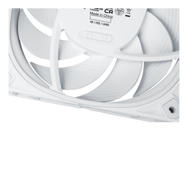 Silent Wings Pro 4 140mm PWM White, 2400 RPM, 97.41 CFM, 36.8 dBA, Cooling Fan