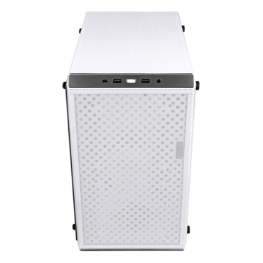 Q300L V2, Tempered Glass, No PSU, microATX, White, Mini Tower Case