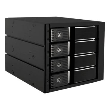 MKS-435TL Multi-Bay Internal Rack, 4 Drives for 3 Bay Space, SATA Mobile Rack