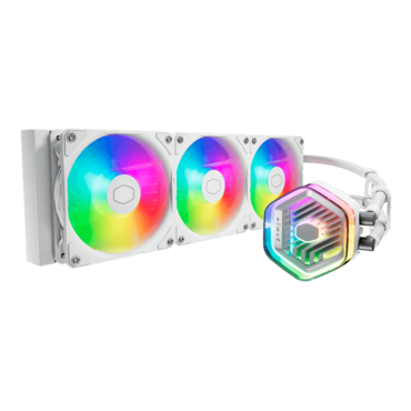MasterLiquid 360 Atmos White, 360mm Radiator, Liquid Cooling System