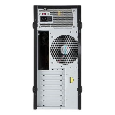 C589, 450W PSU, ATX, Black/Silver, Mid Tower Case - TAA Compliant