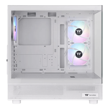 View 270 Plus TG ARGB, Tempered Glass, No PSU, ATX, Snow, Mid Tower Case