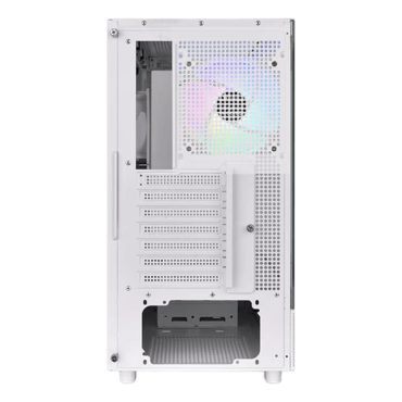 View 270 Plus TG ARGB, Tempered Glass, No PSU, ATX, Snow, Mid Tower Case