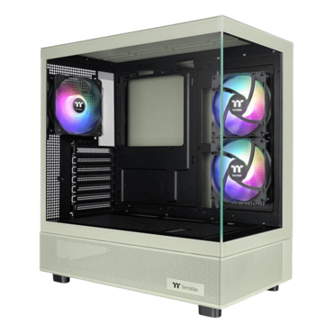 View 270 Plus TG ARGB, Tempered Glass, No PSU, ATX, Matcha Green, Mid Tower Case