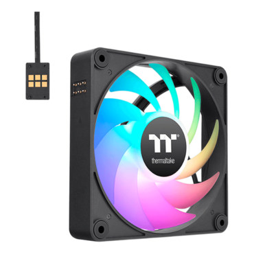 CT140 EX ARGB Black 3 x 140mm, ARGB LEDs, 1800 RPM, 90.3 CFM, 30.7 dBA, Cooling Fans