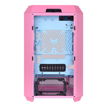 The Tower 300, Tempered Glass, No PSU, microATX, Bubble Pink, Mid Tower Case