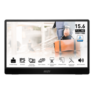 PRO MP161 E2U, 15.6&quot; IPS, 1920 x 1080 (FHD), 4 ms, 60Hz, Portable Monitor