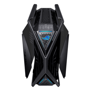 ROG Hyperion GR701 BTF, Tempered Glass, No PSU, E-ATX, Black, Full Tower Case