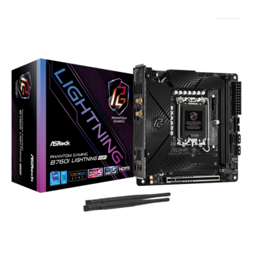 B760I Lightning WiFi, Intel® B760 Chipset, LGA 1700, Mini-ITX Motherboard