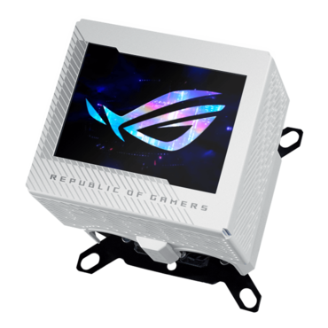 ROG RYUJIN III WB White, w/LCD, Copper, CPU Water Block