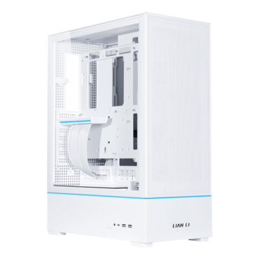 SUP01, Tempered Glass, No PSU, ATX, White, Mid Tower Case