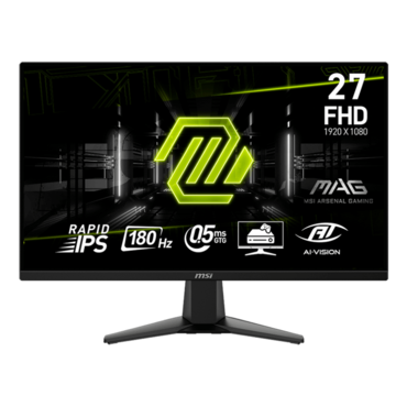 MAG 275F, 27&quot; Rapid IPS, 1920 x 1080 (FHD), 0.5 ms, 180Hz, Gaming Monitor