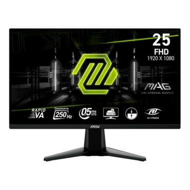 MAG 255XFV, 24.5&quot; Rapid VA, 1920 x 1080 (FHD), 0.5 ms, 250Hz, Gaming Monitor
