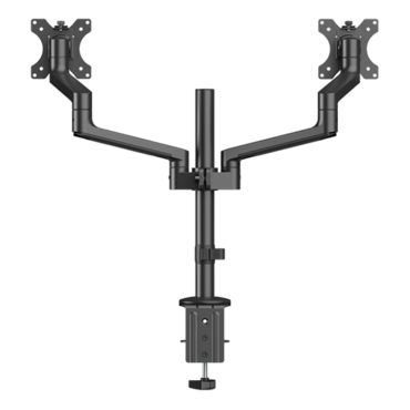 PRO MT81D, 17&quot; - 32&quot; Screens, Matte Black, Double Monitor Arm