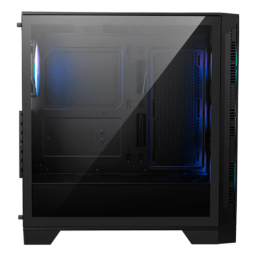 MAG FORGE 321R AIRFLOW, Tempered Glass, No PSU, ATX, Black, Mid Tower Case