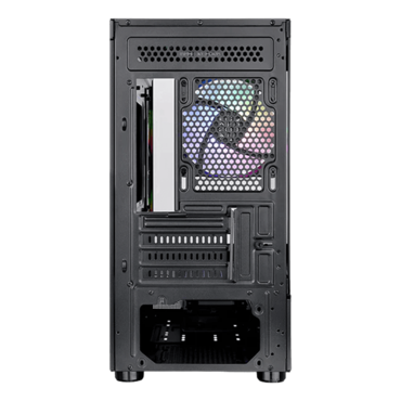 View 170 TG ARGB, Tempered Glass, No PSU, microATX, Black, Mini Tower Case