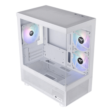 View 170 TG ARGB Snow, Tempered Glass, No PSU, microATX, White, Mini Tower Case