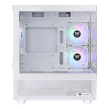 View 170 TG ARGB Snow, Tempered Glass, No PSU, microATX, White, Mini Tower Case