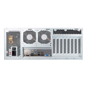 R400N-8P.3F, 3x 5.25&quot;, 1x 3.5&quot; External Bays, 3x 3.5&quot; Internal Bays, No PSU, CEB, Black/Grey, 4U Chassis - TAA Compliant
