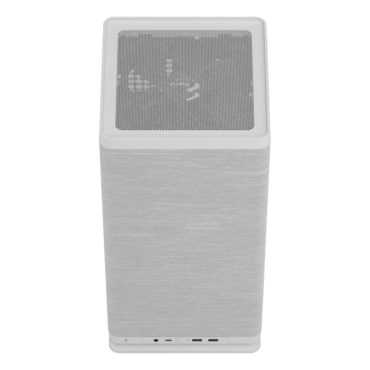 Mood, Fabric Mesh Panel, No PSU, Mini-ITX, White, Mini Tower Case