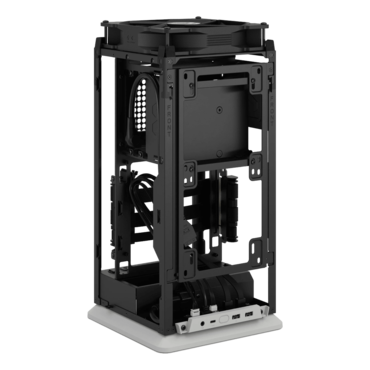 Mood, Fabric Mesh Panel, No PSU, Mini-ITX, White, Mini Tower Case