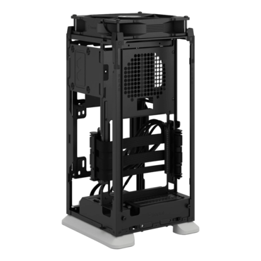 Mood, Fabric Mesh Panel, No PSU, Mini-ITX, White, Mini Tower Case