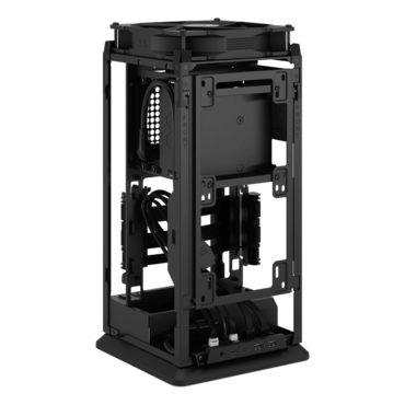 Mood, Fabric Mesh Panel, No PSU, Mini-ITX, Black, Mini Tower Case