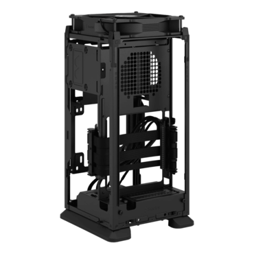 Mood, Fabric Mesh Panel, No PSU, Mini-ITX, Black, Mini Tower Case