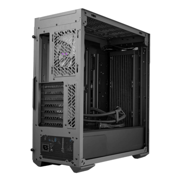 TD500 MAX, Tempered Glass, AIO, 850W PSU, ATX, Gun-Metal, Mid Tower Case