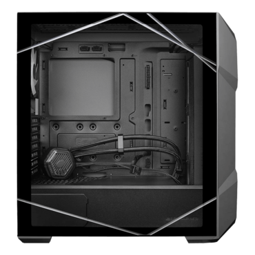 TD500 MAX, Tempered Glass, AIO, 850W PSU, ATX, Gun-Metal, Mid Tower Case