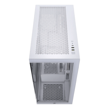 3500X Tempered Glass, No PSU, E-ATX, White, Mid Tower Case