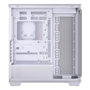 3500X Tempered Glass, No PSU, E-ATX, White, Mid Tower Case