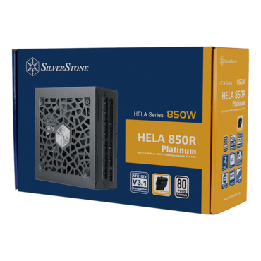 HELA 850R, 80 PLUS Platinum 850W, Fully Modular, ATX Power Supply
