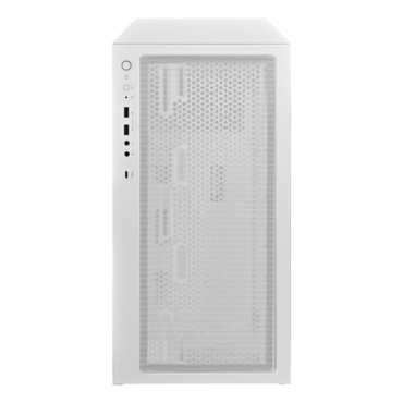 FARA 514X, Tempered Glass, No PSU, ATX, White, Mid Tower Case