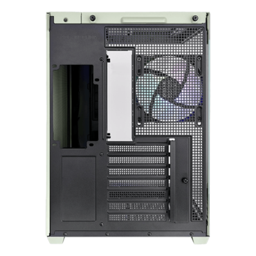 View 380 TG ARGB, Tempered Glass, No PSU, ATX, Matcha Green, Mid Tower Case
