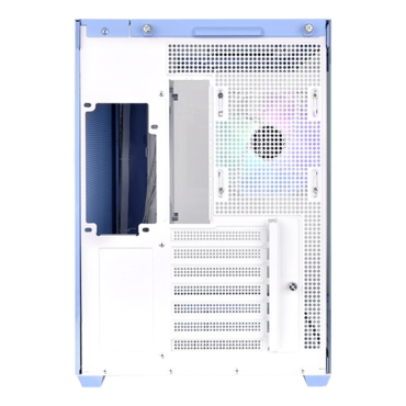 View 380 TG ARGB, Tempered Glass, No PSU, ATX, Blue, Mid Tower Case