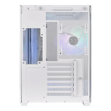 View 380 TG ARGB Snow, Tempered Glass, No PSU, ATX, White, Mid Tower Case