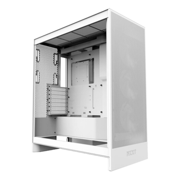 H7 Flow (2024), Tempered Glass, No PSU, E-ATX, White, Mid Tower Case