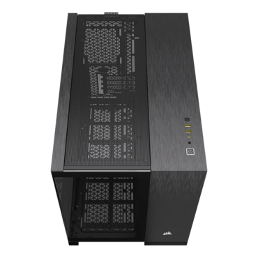 2500X, Tempered Glass, No PSU, microATX, Black/Obsidian, Mini Tower Case