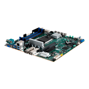 D1505 (D1505GB2N-25G-HE), Intel® C266, LGA 1700, DDR5-4800 128GB UDIMM / 4, VGA, M.2, SlimSAS 4i / 4, 25GbLAN / 2, microATX Retail