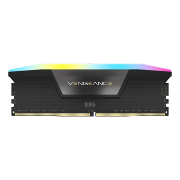 16GB VENGEANCE® RGB DDR5 5600MT/s, CL40, Black, RGB LED, DIMM Memory