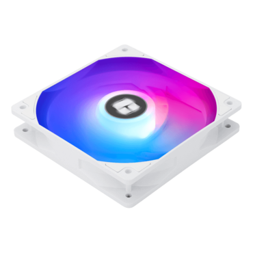 TL-C12CW-S 120mm, White, ARGB LEDs, 1550 RPM, 66.17 CFM, 25.6 dBA, Cooling Fan - Bulk