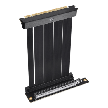 AC-071-CO1OTN-C1, PCI-E 4.0 Dual 90 Degree Riser Cable 130mm
