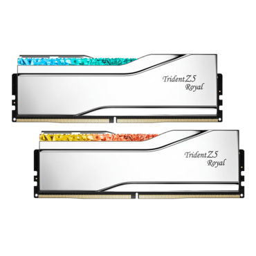 48GB (2 x 24GB) Trident Z5 Royal DDR5 7200MT/s, CL36, Silver, RGB LED, DIMM Memory - TAA Compliant